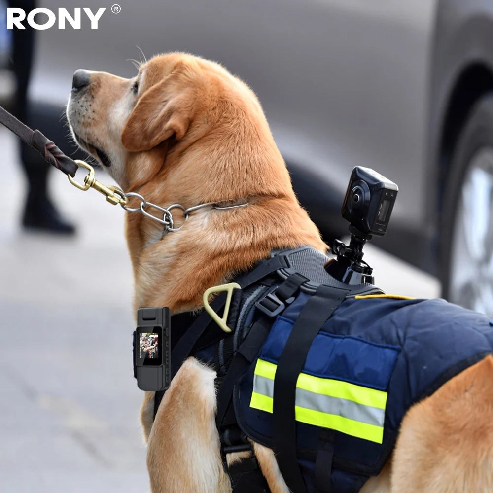 128GB 180° Rotate Mini Body Camera - 1080P Wearable Camcorder with Night Vision - Long Battery Life Audio Video Camera for Daily Records