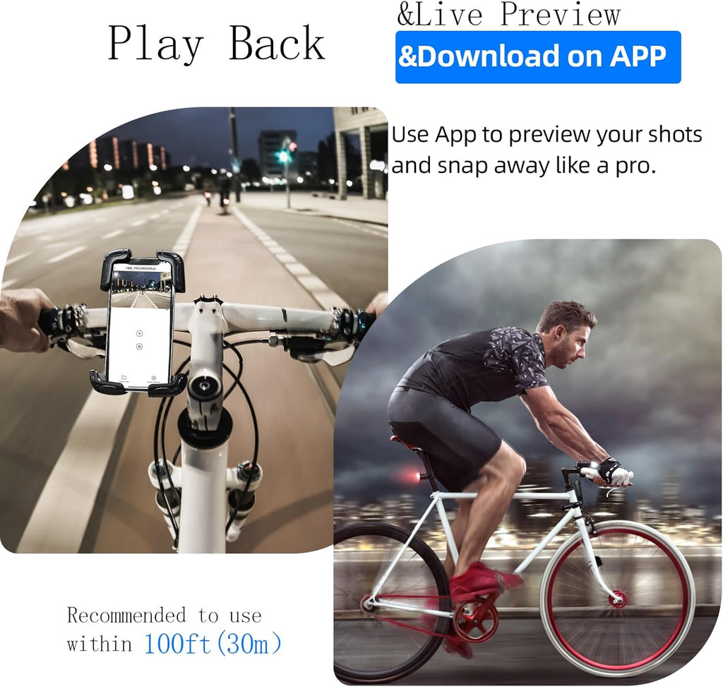 4K Mini Body Camera, Sports POV Cameras, Portable Body Cam, Thumb Action Camera, Waterproof Wearable Camera, Helmet Mounted Hands Free Recording for Cycling, Motorcycle, Vlogging (Black)