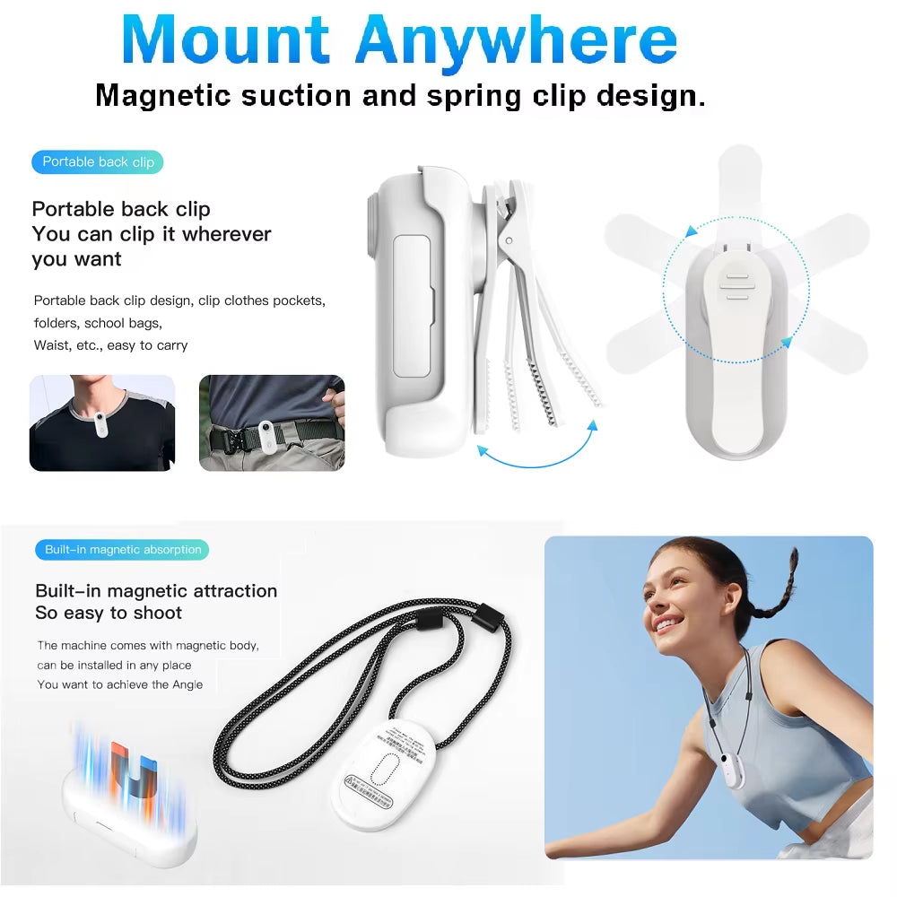 HD Action Camera Mini 4K Wifi Wireless Magnetic Portable POV Cam 1080P Portable Vlog Video Bodycam for Helmet Motorcycle Sports